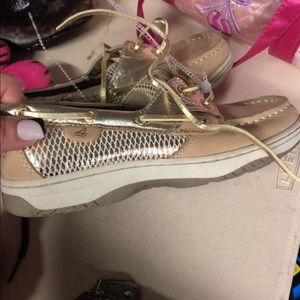 Girls Sperry boat shoes